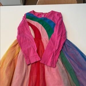 Mini Boden Pink and Blue Dress